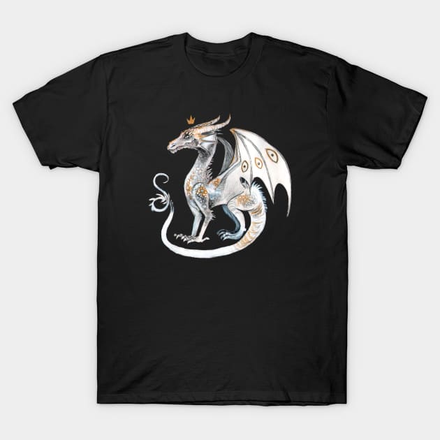 The white dragon T-Shirt by MichelleVeneziano